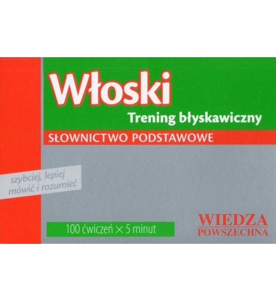 WP Włoski - Trening błyskawiczny. Słownictwo podstawowe