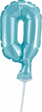 Balon foliowy Godan błękitny 13 cm cyfra 0 (BC-5BL0)