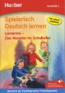 Spielerisch Deutsch lernen Lernkrimi - Das Monster im Schulkeller