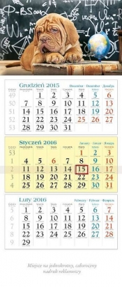 Kalendarz 2016 KT 20 Pies trójdzielny - <br />