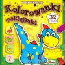 Kolorowanki naklejanki 7 Wesołe dinozaury