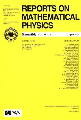 Reports on Mathematical Physics 89/2 - Opracowanie zbiorowe