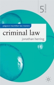 Criminal Law 5e - Jonathan Herring, J Herring