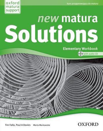 New Matura Solutions Elementary Workbook with CD