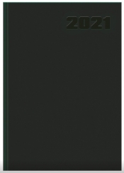 Kalendarz 2021 książkowy A5 Basic DTP c. zielony