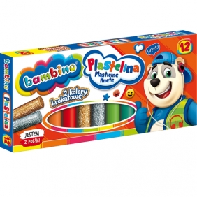 Bambino, Plastelina - 12 kolorów (STM-01710)