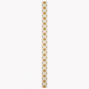 TASIEMKA SWIATECZNA PAPERMANIA GOLD POLKA DOTS 3M