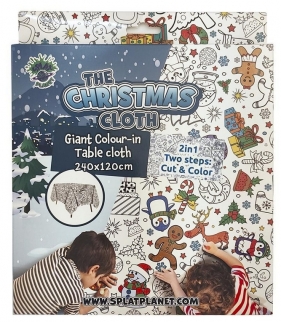 Obrus do pomalowania 240 x 120 cm - Święta