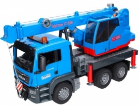 Ciężarówka MAN TGS z dźwigiem niebieska (BR-03771)