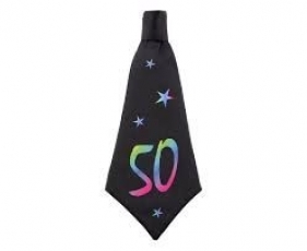 Rekwizyty do zdjęć Godan krawat na 50 urodziny 42x18 cm (KU50-YH)
