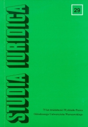 Studia Iuridica Tom 29 - <br />