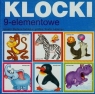 Klocki 9 elementowe zwierzęta niebieskie