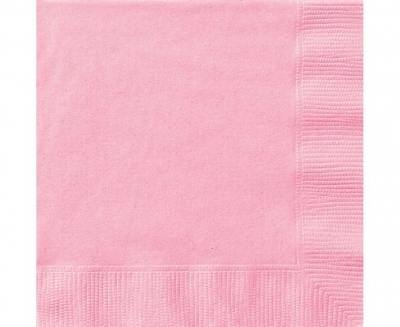 Serwetki papierowe różowe 25x25cm 20szt