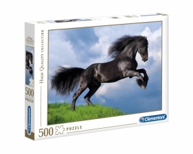 Puzzle High Quality Collection 500: Fresian Black Horse (35071)