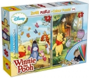 Puzzle dwustronne Kubuś Puchatek 2 w 1 48