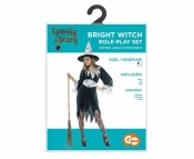 Strój dla dorosłych Jasna Czarownica rozm. S