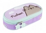 Piórnik saszetka usztywniona z wewnętrzną klapką - Pusheen Violet