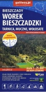 Bieszczady Worek Bieszczadzki Tarnica, Muczne, Wołosate. Mapa laminowana 1: 25 Opracowanie zbiorowe