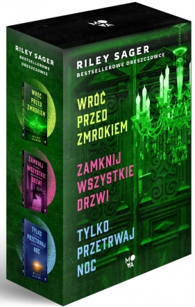 Pakiet: Wróć przed zmrokiem / Zamknij wszystkie drzwi / Tylko przetrwaj noc - Riley Sager