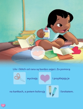 Czytanki naklejanki Przyjaciele od serca. Disney. Stitch - Ilona Siwak