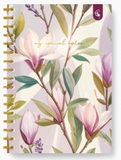 Kołonotatnik ozdobny B5/160K kratka Magnolia