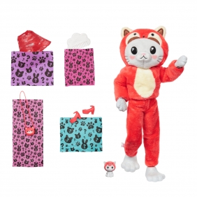 Barbie Color Reveal Lalka Kotek - Panda HRK23