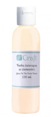 Farba świecąca w ciemności, 120 ml - orange (PFC-004)