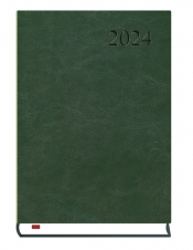 Kalendarz Asystent Alaska 2024, dzienny A5 - zieleń (T-237A-Z2)