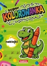 Super kolorowanka Dinozaury z naklejkami Opracowanie zbiorowe