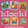 Klocki 9-elementowe różowe zabawki