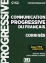  Communication progressive du français Corrigés C1 C2