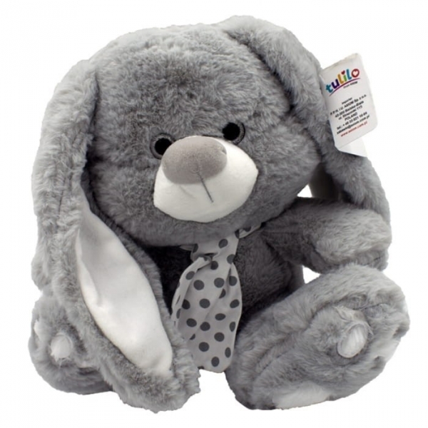 Maskotka Srebrna kolekcja - Królik szary 30 cm (5162a)