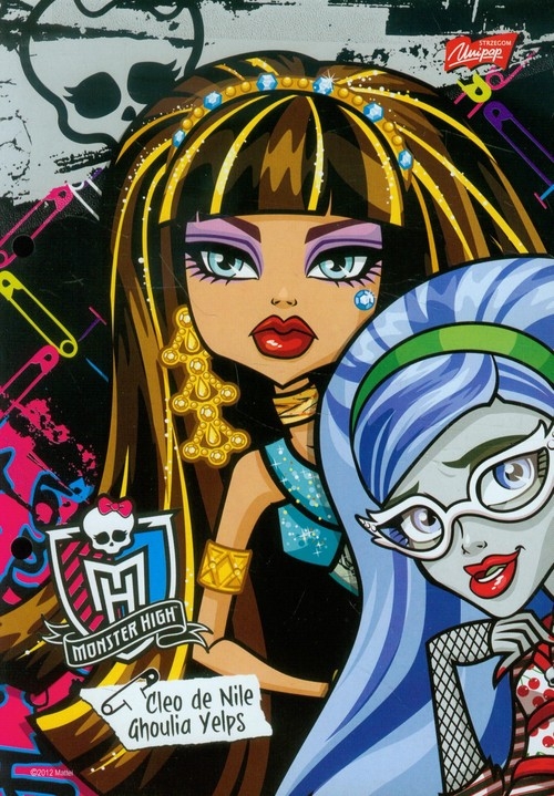 Wkład do segregatora A5 Monster High 20 kartek