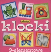 Klocki 9-elementowe różowe zabawki