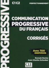 Communication progressive du français Corrigés C1 C2 - Racine Romain, Schenker Jean-Charles