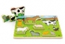 Farma zwierząt: puzzle stojące, drewniane (E1450)