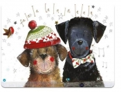 Podkładka pod talerz Świąteczne psy La la Święta