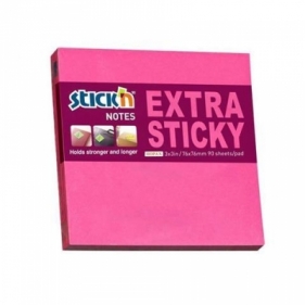 Notes samoprzylepny extra Sticky różowy neon
