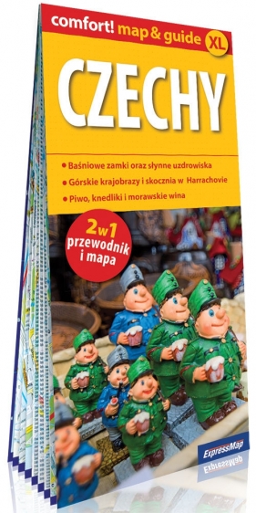 Czechy laminowany map&guide XL (2w1: przewodnik i mapa) - Katarzyna Byrtek