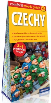 Czechy laminowany map&guide XL (2w1: przewodnik i mapa) - Katarzyna Byrtek