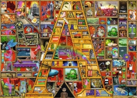 Puzzle 1000: Colin Thompson - Wspaniały alfabet A