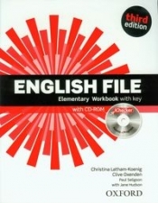 English File Elementary Workbook with key + CD-ROM (Uszkodzona okładka)