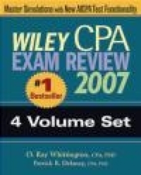 Wiley CPA Exam Review 2007 4 vols Patrick R. Delaney, O. Ray Whittington,  Whittington
