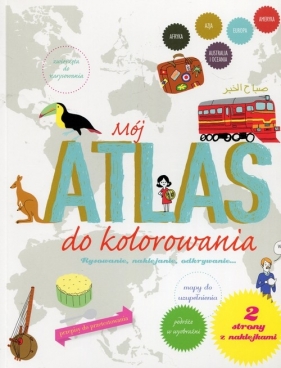 Mój atlas do kolorowania - Anne-Sophie Cayrey