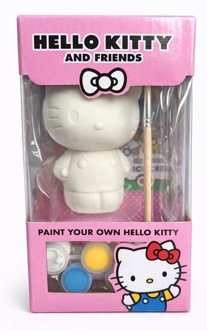 Figurka Hello Kitty do malowania + farbki