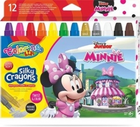 Disney Kids Colorino - kredki świecowe żelowe wykręcane w sztyfcie (Minnie)