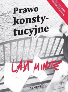 Last Minute. Prawo konstytucyjne 2020 - Bogusław Gąszcz