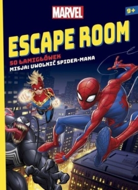 Marvel Spider-Man. Escape Room. 50 łamigłówek - Opracowanie zbiorowe