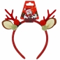 Świąteczna opaska na głowę z uszami renifera