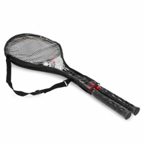 Zestaw do badmintona: 2 rakietki+lotka+pokrowiec